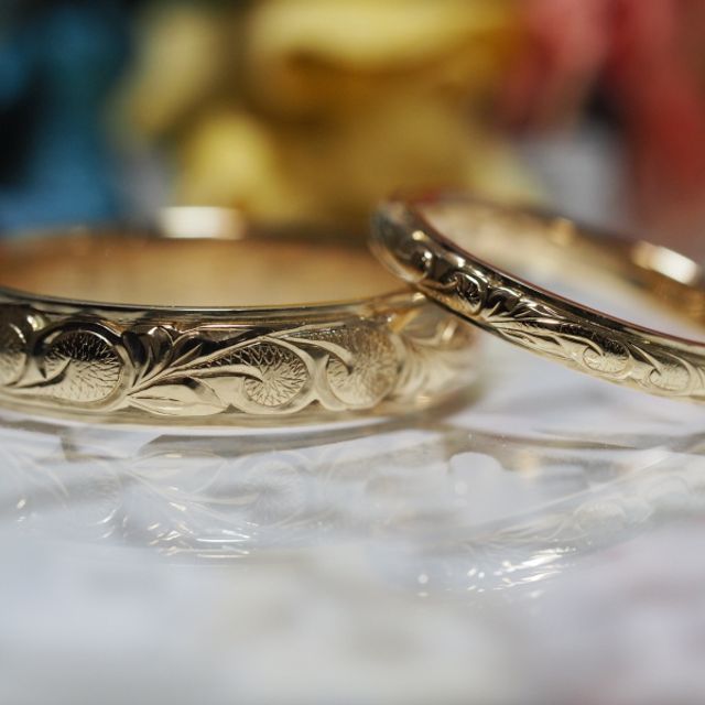 オーダーメイド結婚指輪（イエローゴールド）