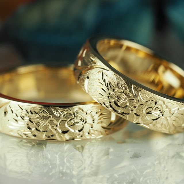 オーダーメイド結婚指輪（イエローゴールド）