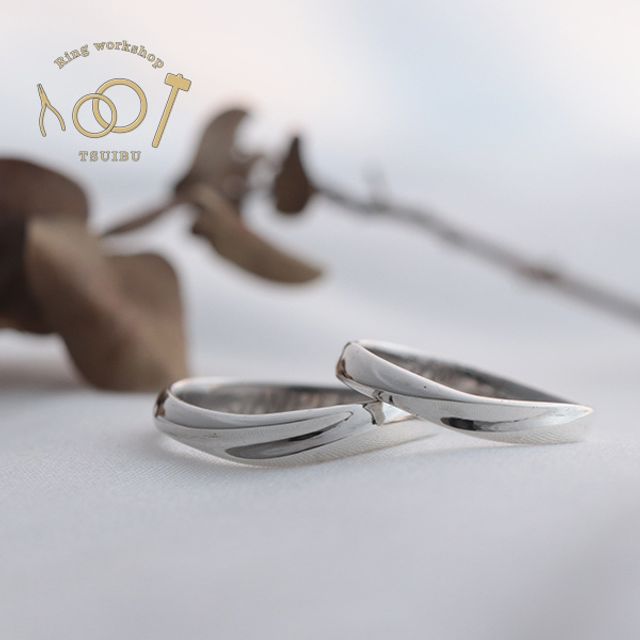 【二人の想いが詰まった手作り結婚指輪】プラチナ・甲丸型・鏡面仕上げ