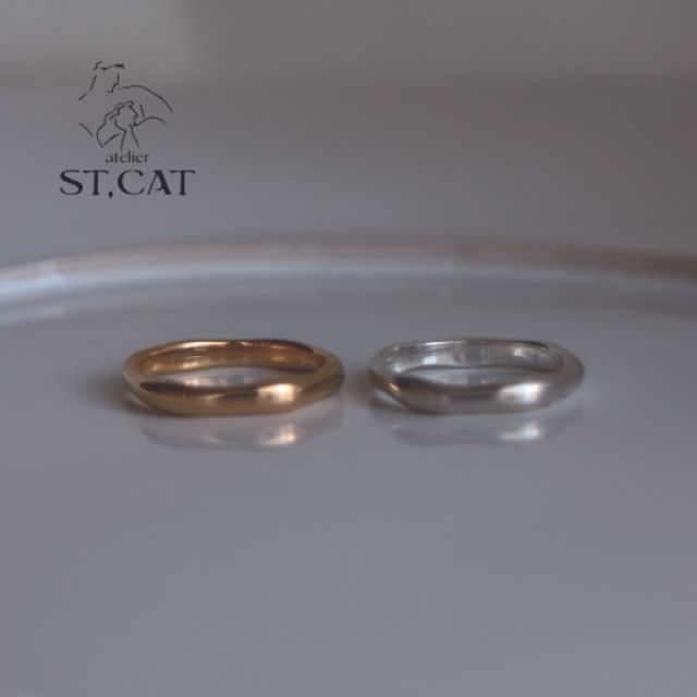 自然なフォルム、ナチュラルで洗練されたリング【オーダー結婚指輪】Portrait